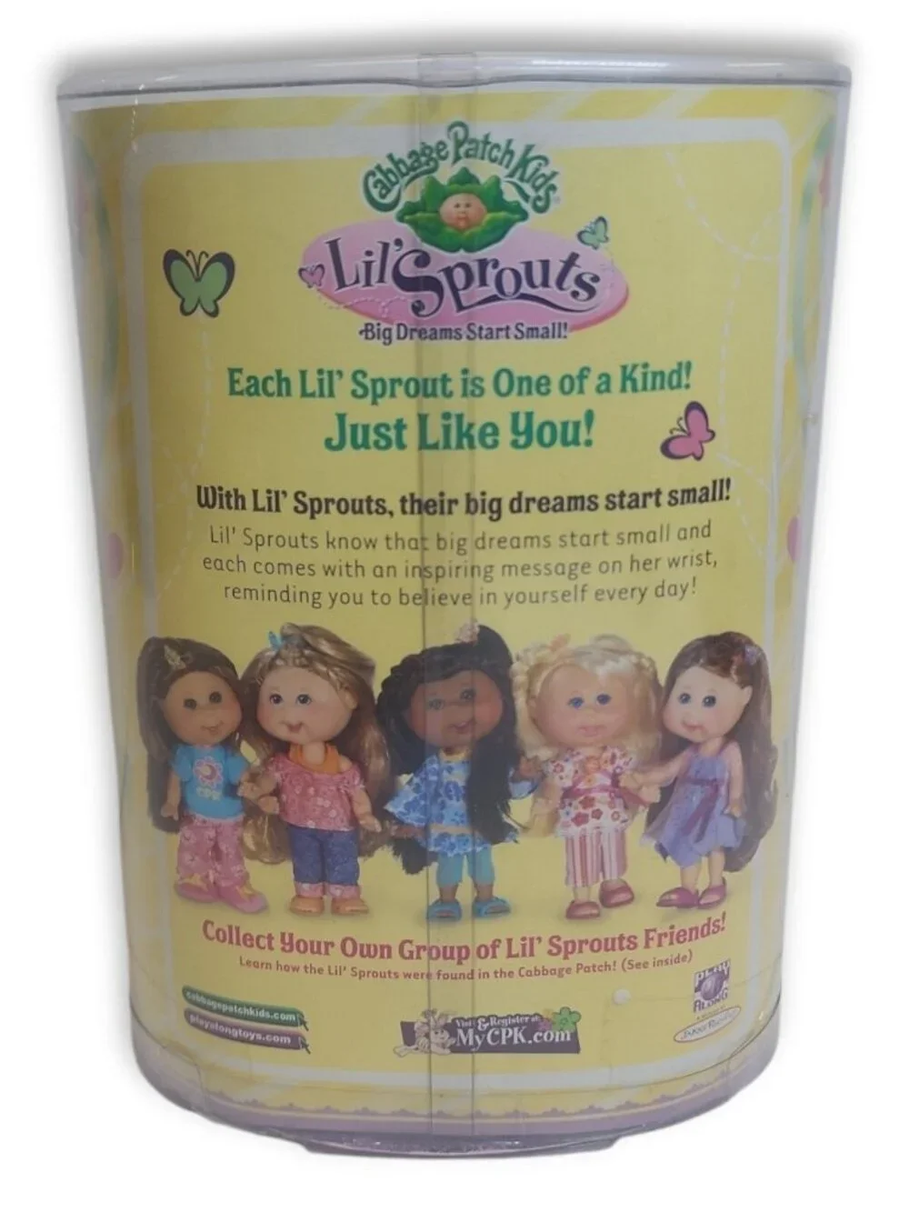 Rare New 2007 Cabbage Patch Kids Lil' Sprouts Taylor Paula Doll Born November 28